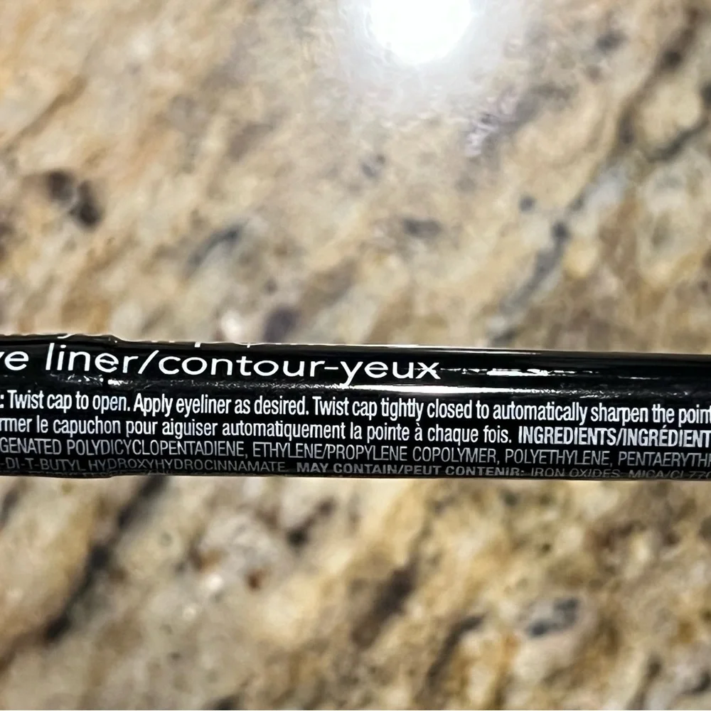 Brown eyeliner or eyebrow pencil